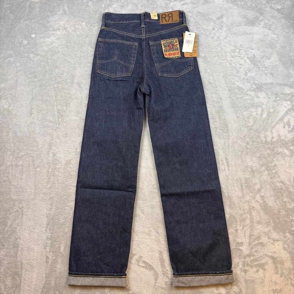 Double-rl Women's Navy and Blue Jeans